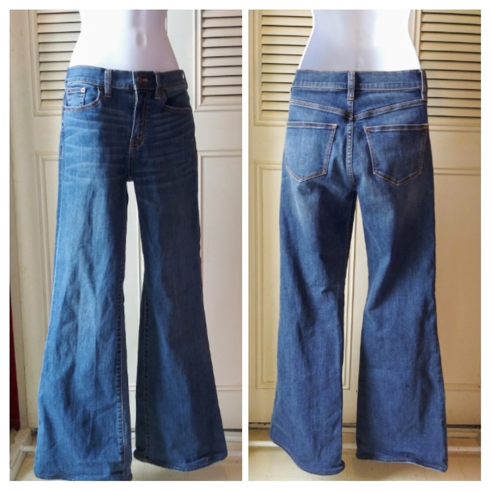 J.Crew wide leg jeans